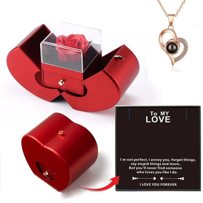 Lovers Necklace - Apple Jewelry Box