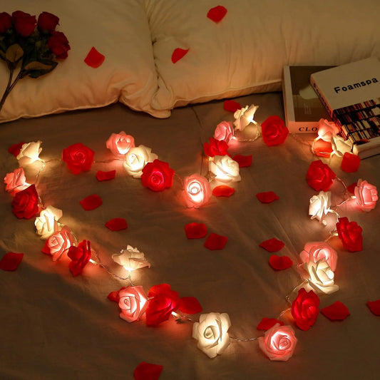 Rose LED String Lights