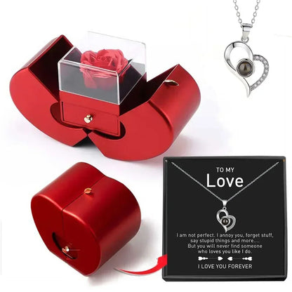 Lovers Necklace - Apple Jewelry Box